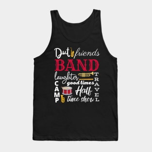 Marching Band Word Cloud Tank Top